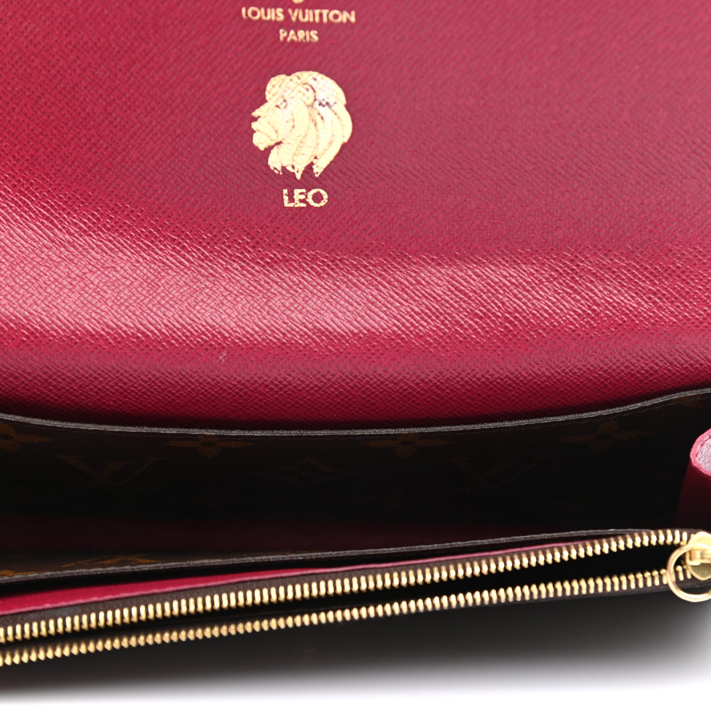 Monogram Emilie Wallet Fuchsia