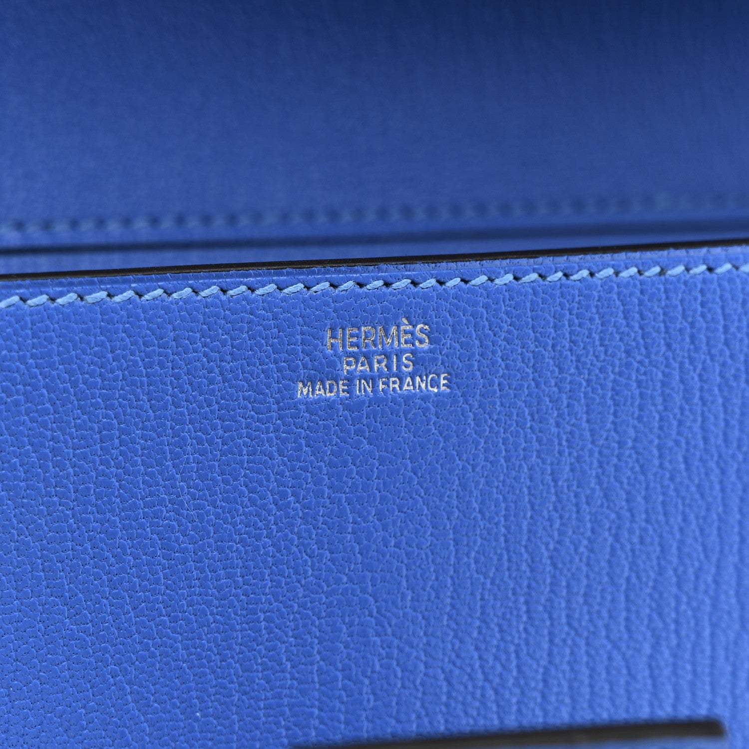 Hermes Chevre Mysore Medor 23 Clutch Bleu Hydra 6 of 7