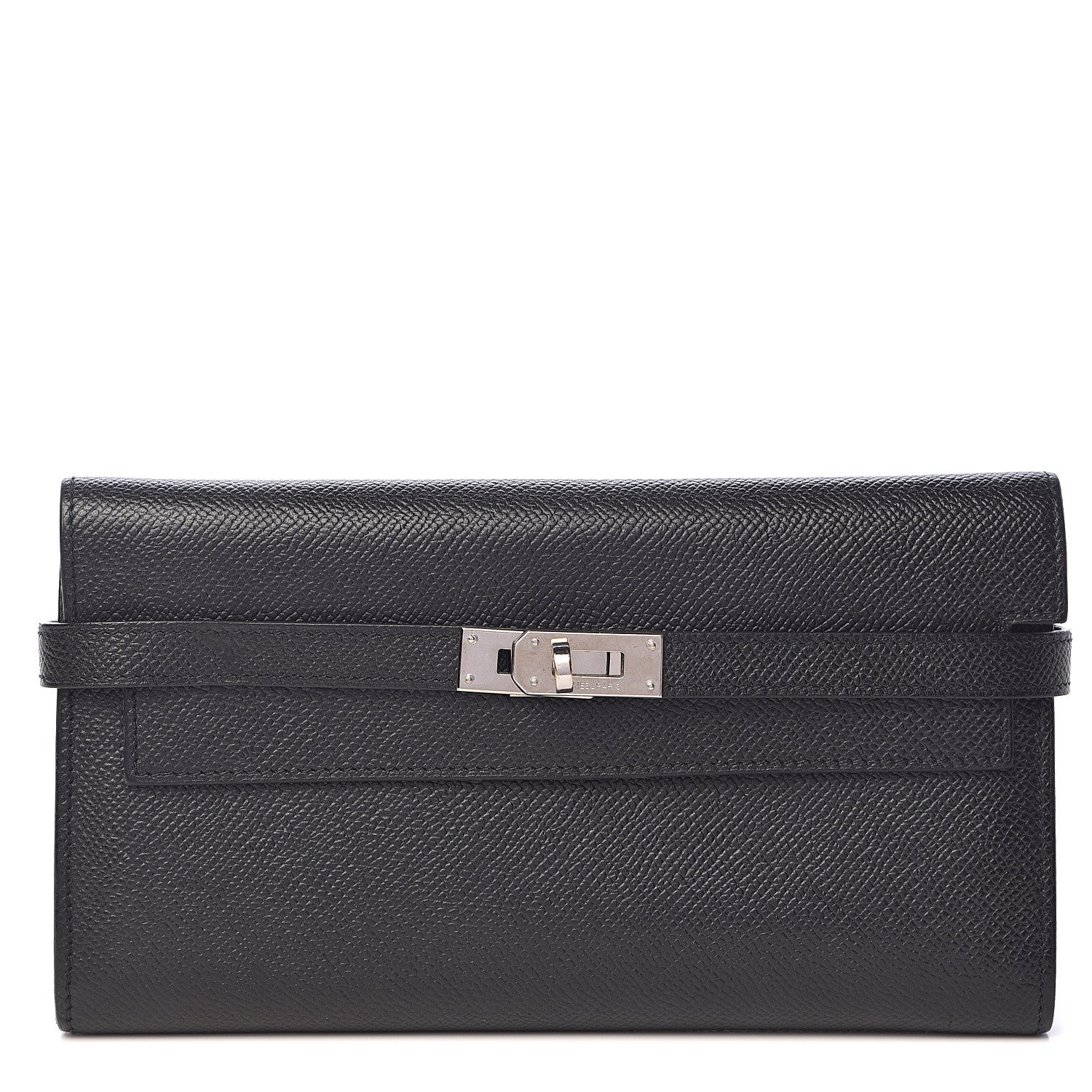 Hermes Epsom Kelly Longue Wallet Black 1 of 7