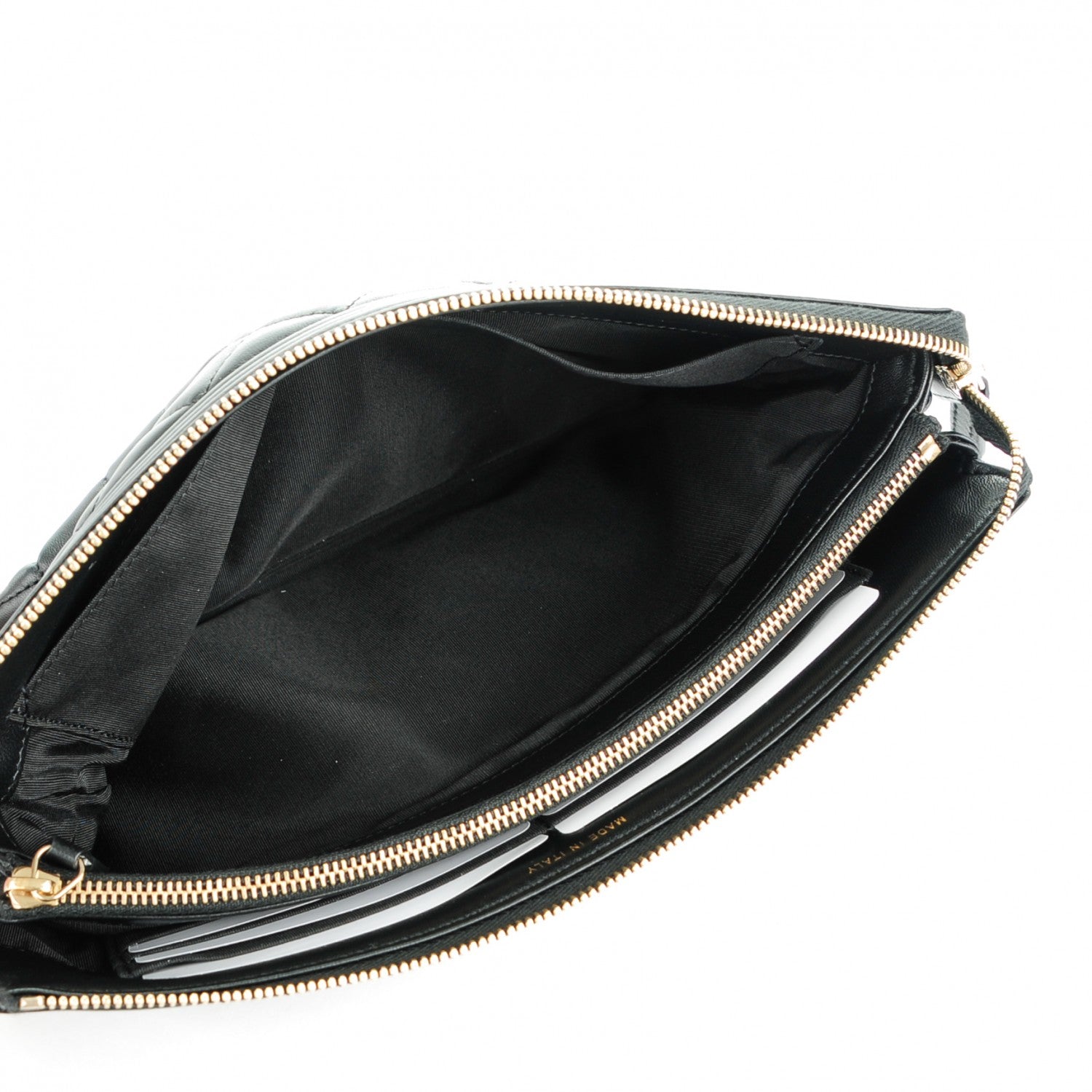 Chanel Lambskin Quilted Small Zipped Boy Pouch Black 5 of 8