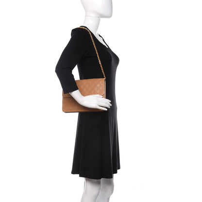 Chanel Lambskin Quilted Medium Single Flap Beige 2 of 16