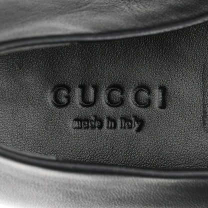 Gucci Calfskin Bayadere Bee Ballerina Flats 35.5 Black 8 of 10