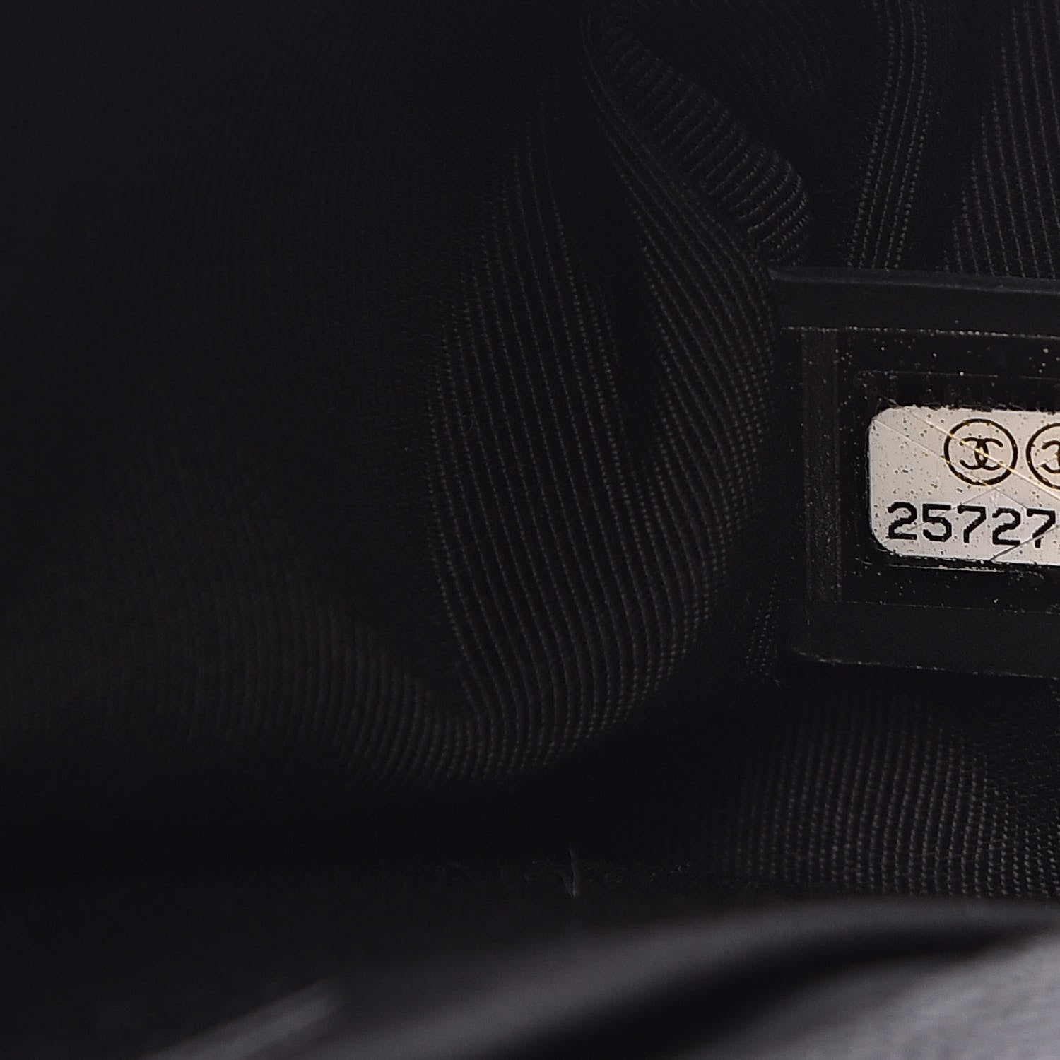 Chanel Caviar Chevron Quilted Medium Boy Flap Black 7 of 10