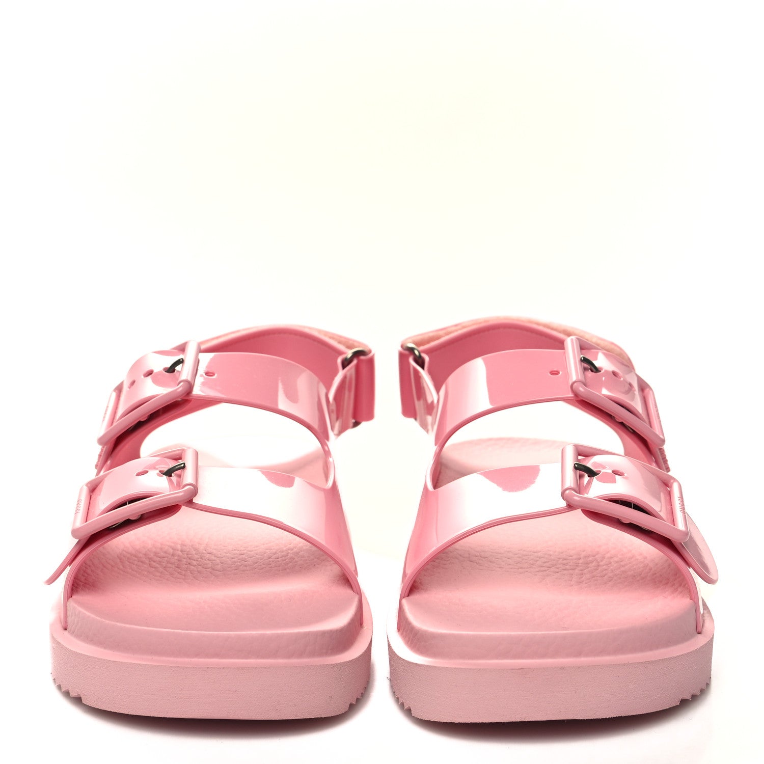 Gucci Rubber Mini Double G Womens Isla Dad Sandals 36 Wild Rose 3 of 7