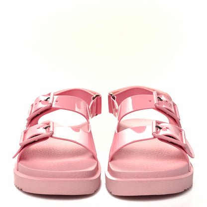 Gucci Rubber Mini Double G Womens Isla Dad Sandals 36 Wild Rose 3 of 7