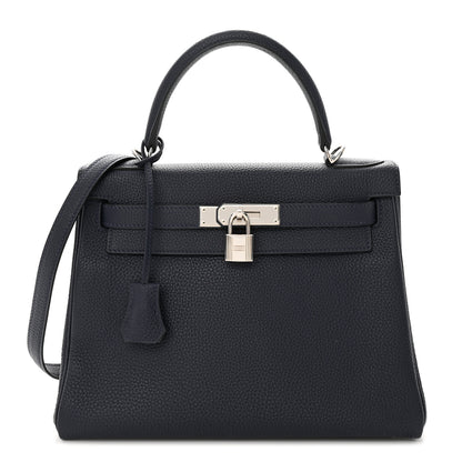 Hermes Togo Kelly Retourne 28 Bleu Nuit 1 of 10