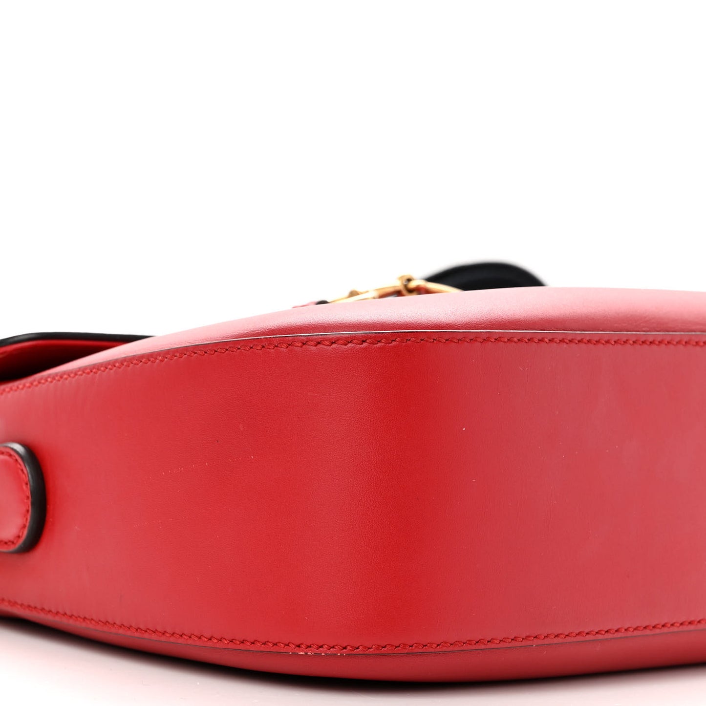 Ruinart Calfskin Medium Lady Web Shoulder Bag Hibiscus Red