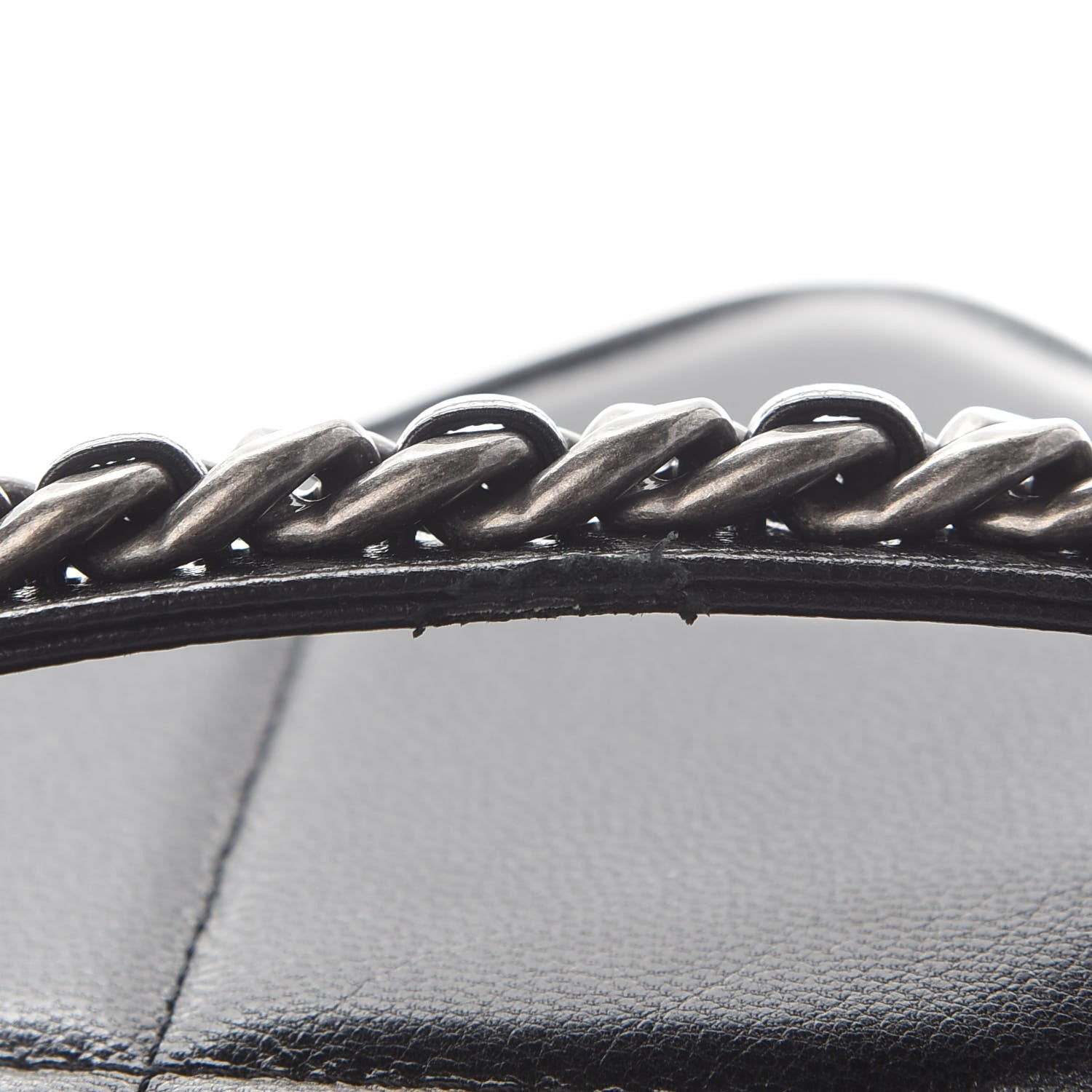 Chanel Shiny Goatskin Quilted Chanel 19 Wallet On Chain WOC Black 11 of 12