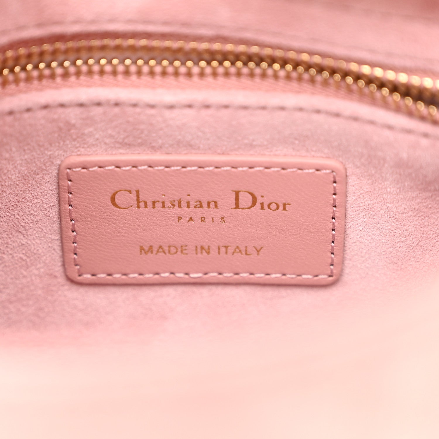 Christian Dior Lambskin Cannage Mini Lady Dior Blush 6 of 10