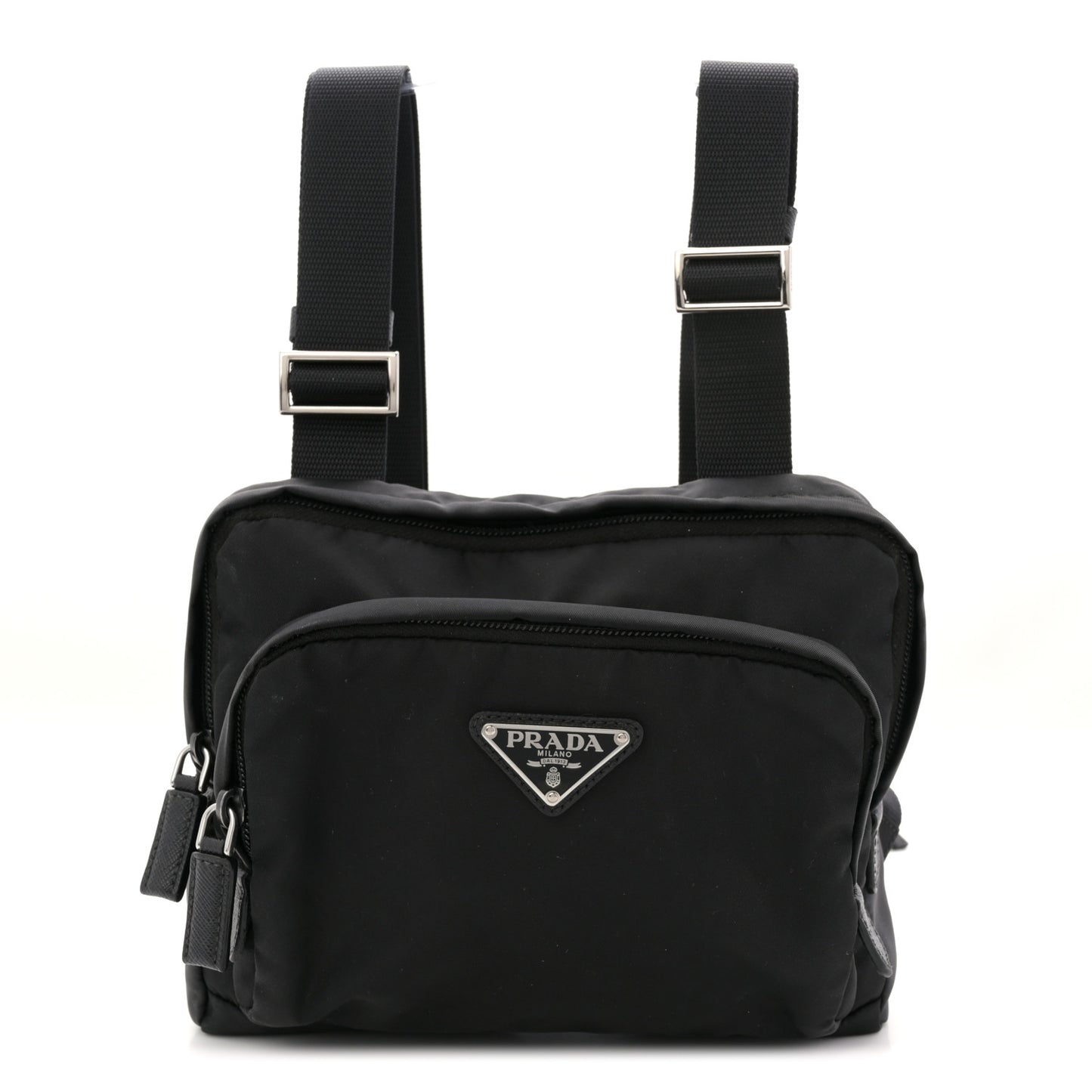 Tessuto Nylon Montagna Harness Bag Black