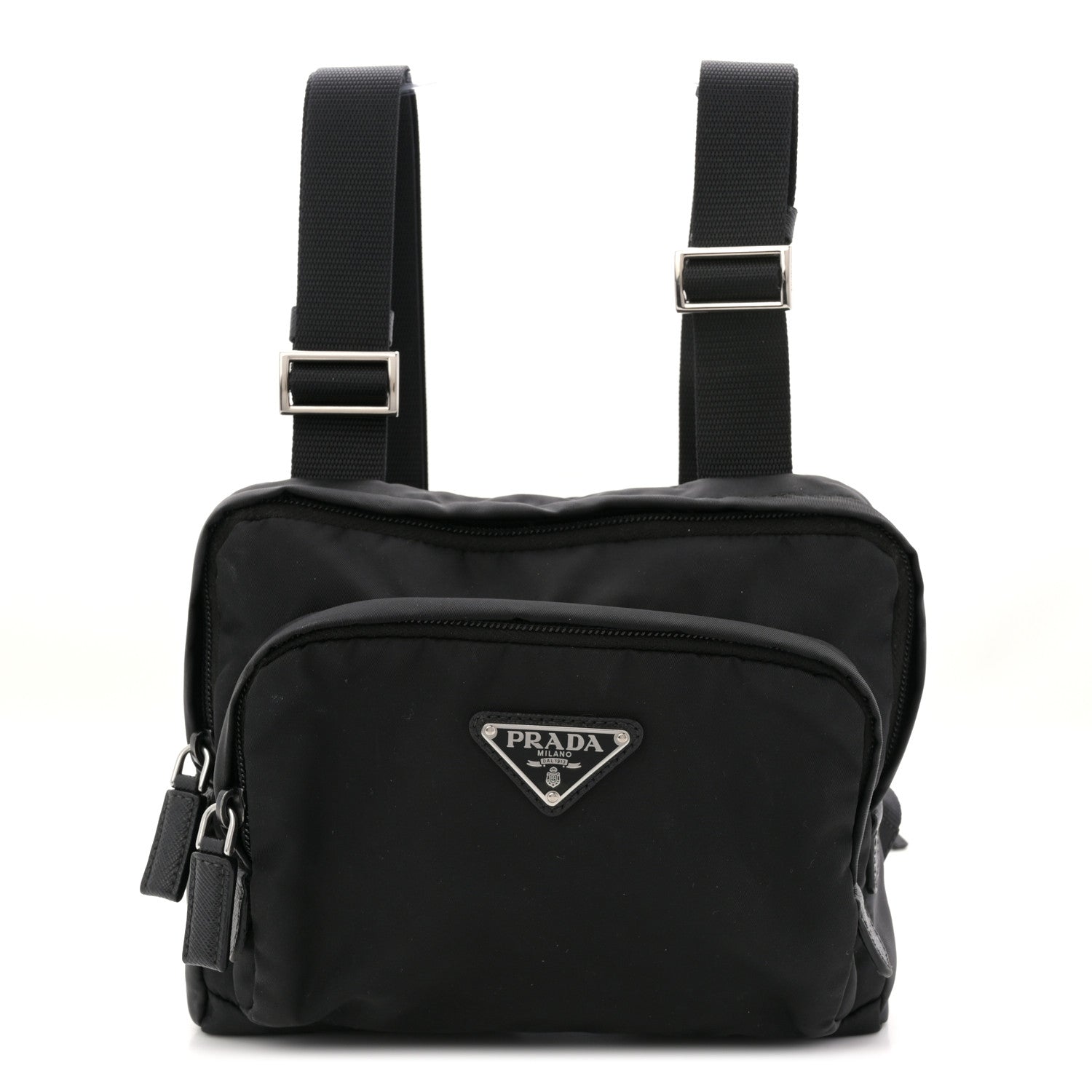 Prada Tessuto Nylon Montagna Harness Bag Black 1 of 11