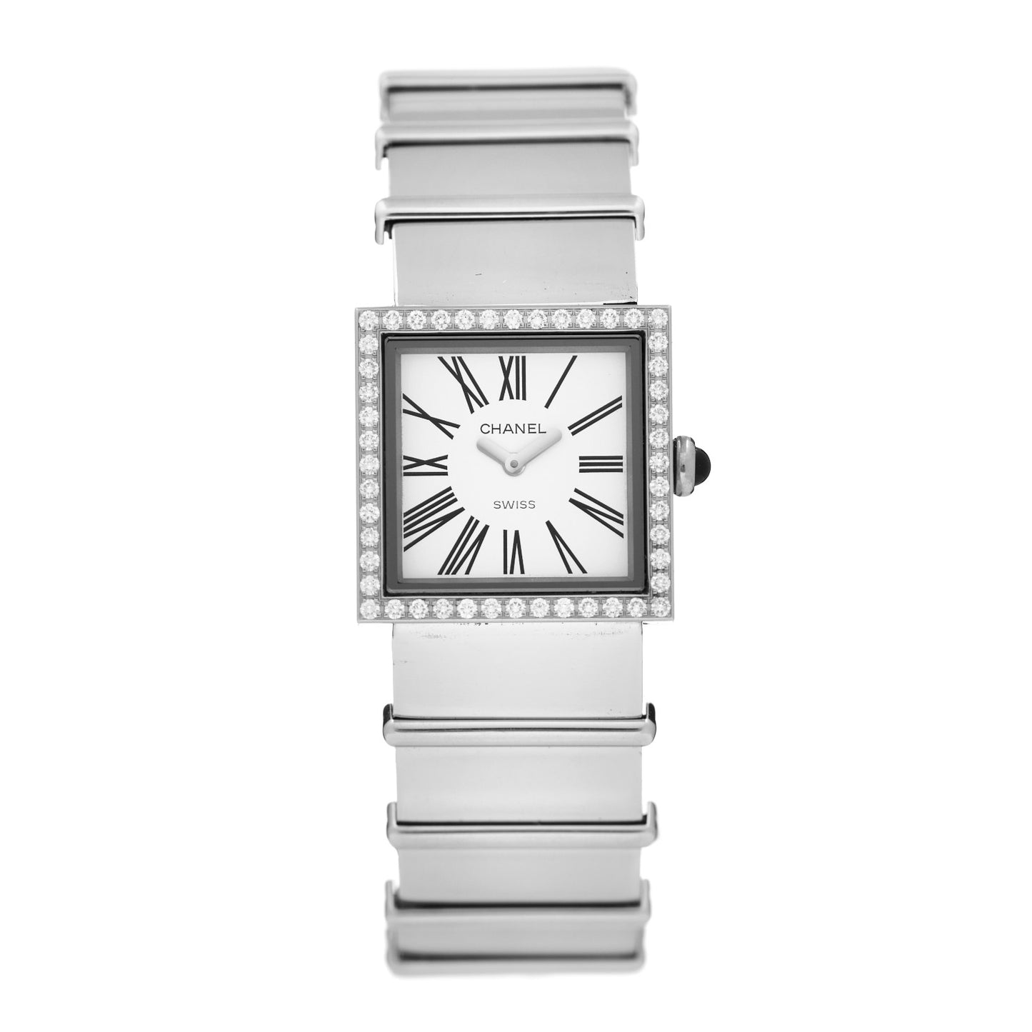 Stainless Steel Diamond 23mm Mademoiselle Quartz Watch