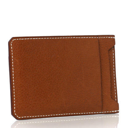 Hermes Barenia Faubourg City 4CC Card Holder Fauve 3 of 9
