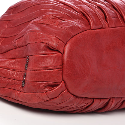 Miu Miu Nappa Matelasse Tote Fuoco 11 of 16