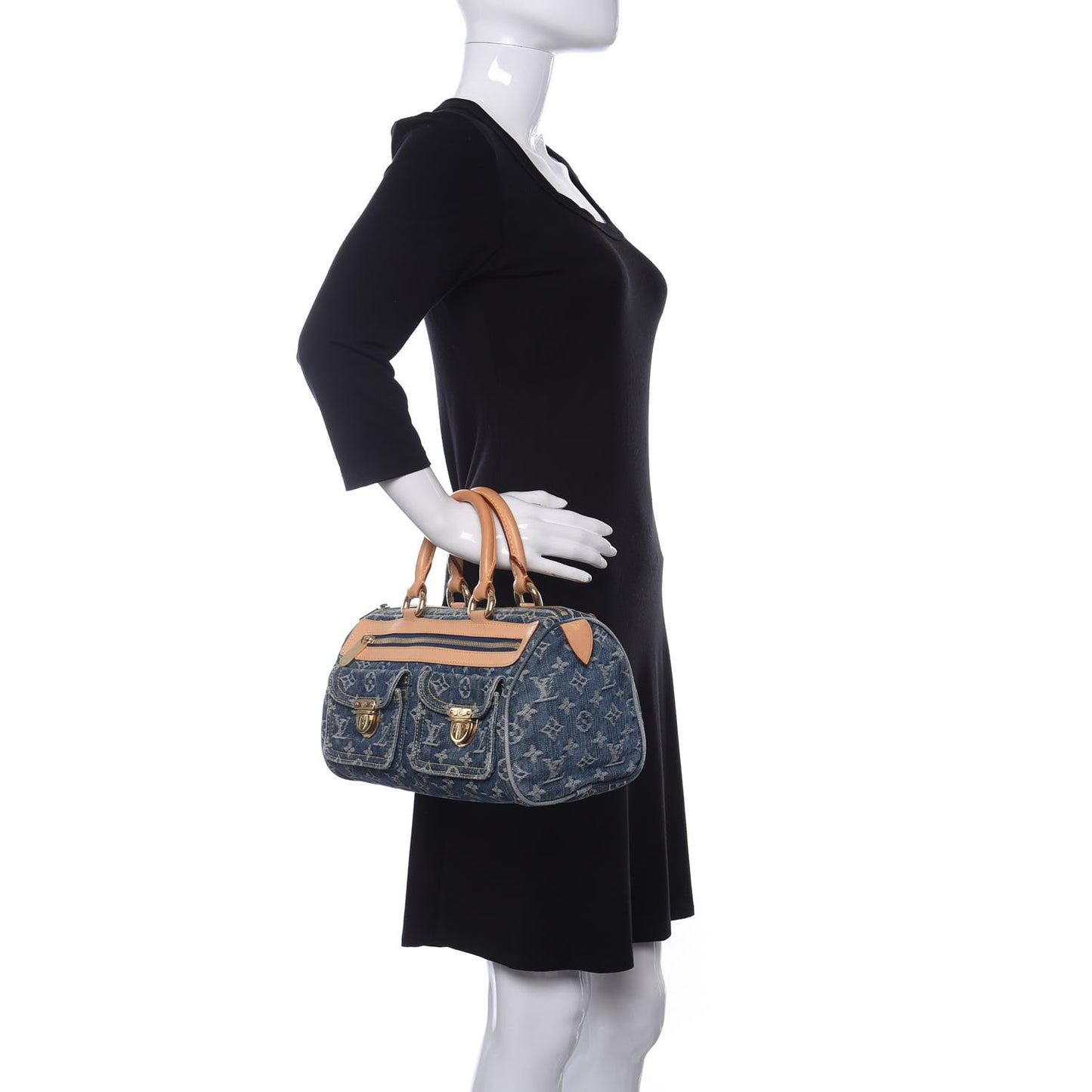 Monogram Denim Neo Speedy Blue