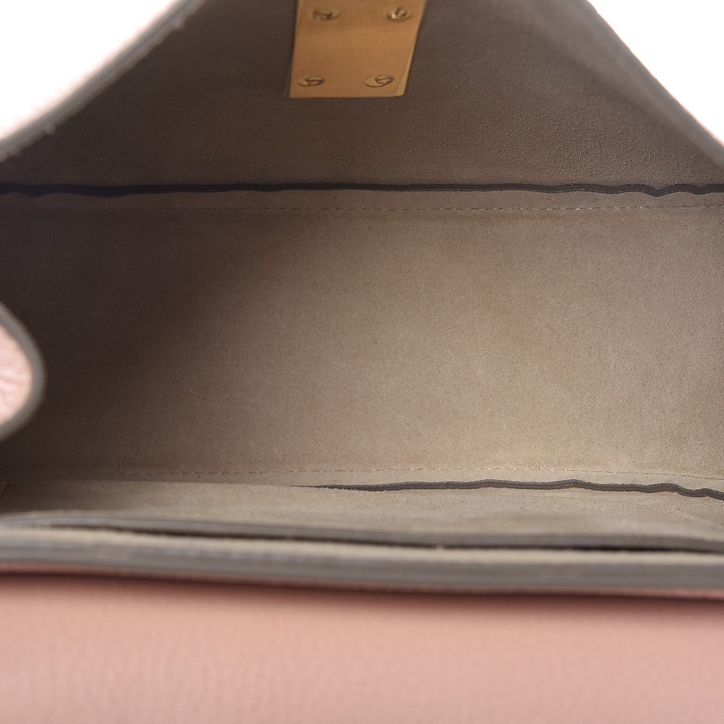 Grained Lambskin Drew Shoulder Bag Cement Pink