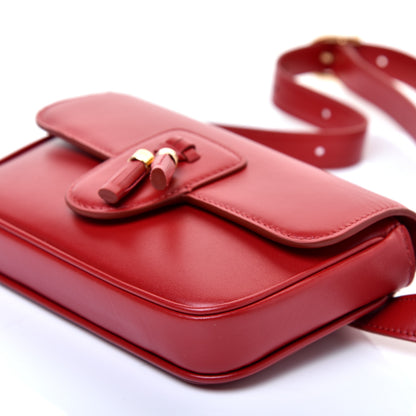 Celine Smooth Calfskin Tassel Belt Bag Red 7 of 9