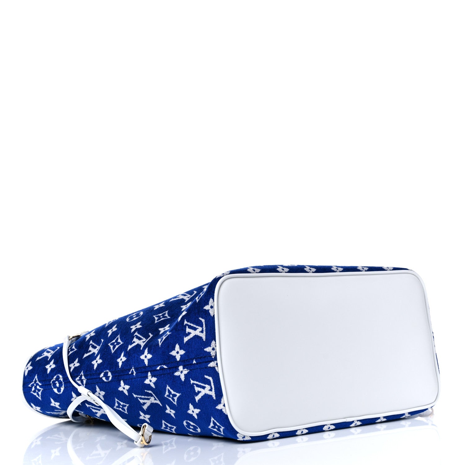 Louis Vuitton Jacquard Velvet Monogram LV Match Neverfull MM Bleu 4 of 10