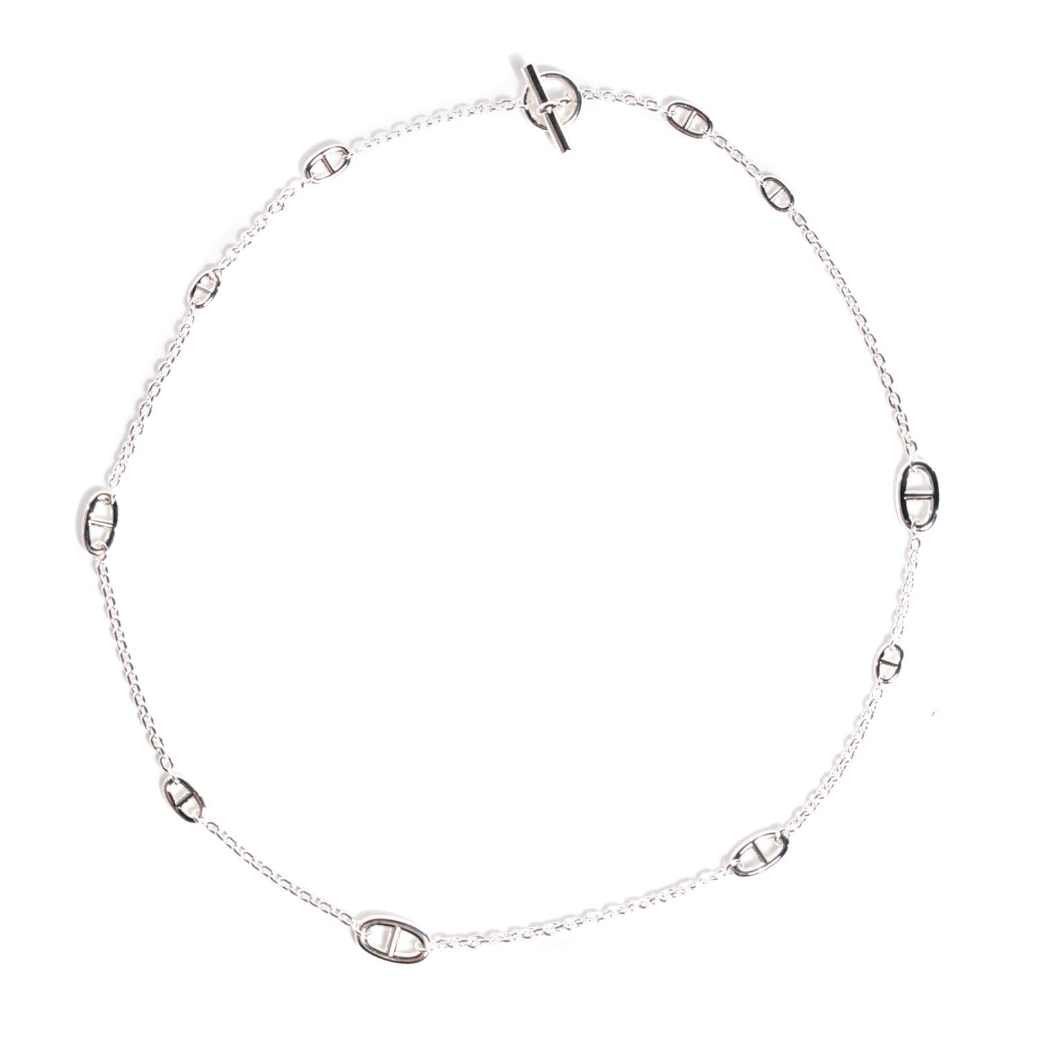 Hermes Sterling Silver Farandole Necklace 80 1 of 4