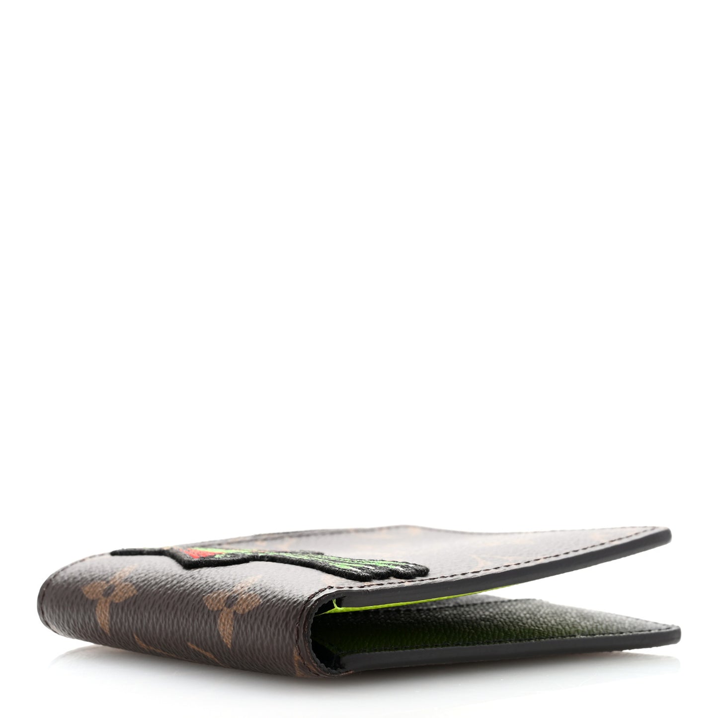 Monogram Embroidered Cartoon LV Friends Slender Wallet