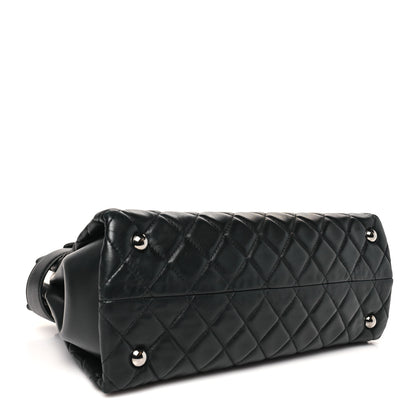 Chanel Lambskin Quilted Small Coco Loop Tote Black 4 of 10