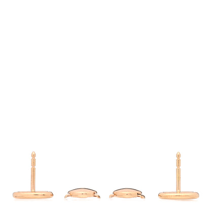 Hermes 18K Rose Gold TPM Farandole Stud Earrings 3 of 5