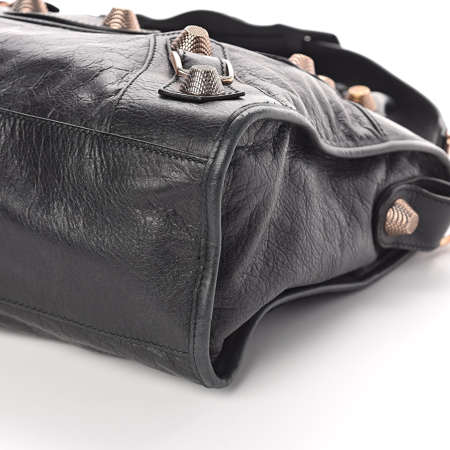 Agneau Giant 21 Rose Gold Hardware City Black
