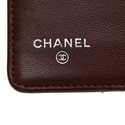 Chanel Lambskin Quilted Yen Wallet Black 5 of 8