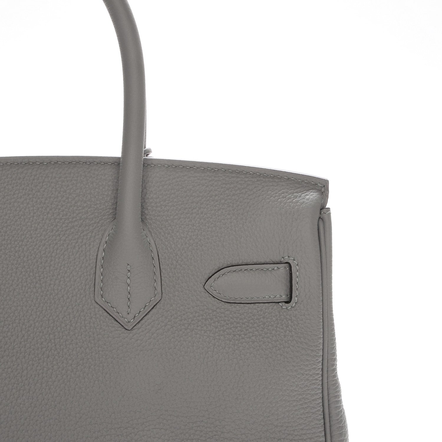 Hermes Togo Birkin 30 Gris Mouette 5 of 23