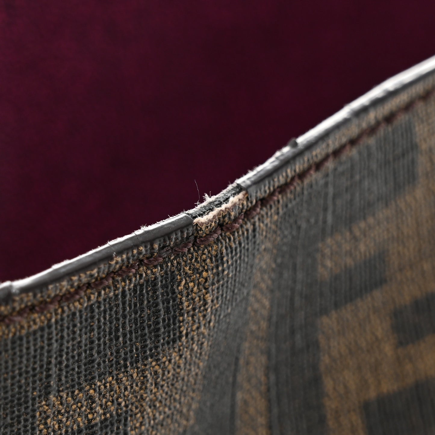Zucca Spalmati Medium Roll Tote Tobacco Fuxia
