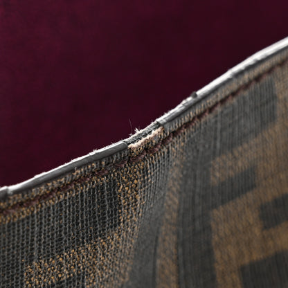 Fendi Zucca Spalmati Medium Roll Tote Tobacco Fuxia 11 of 12