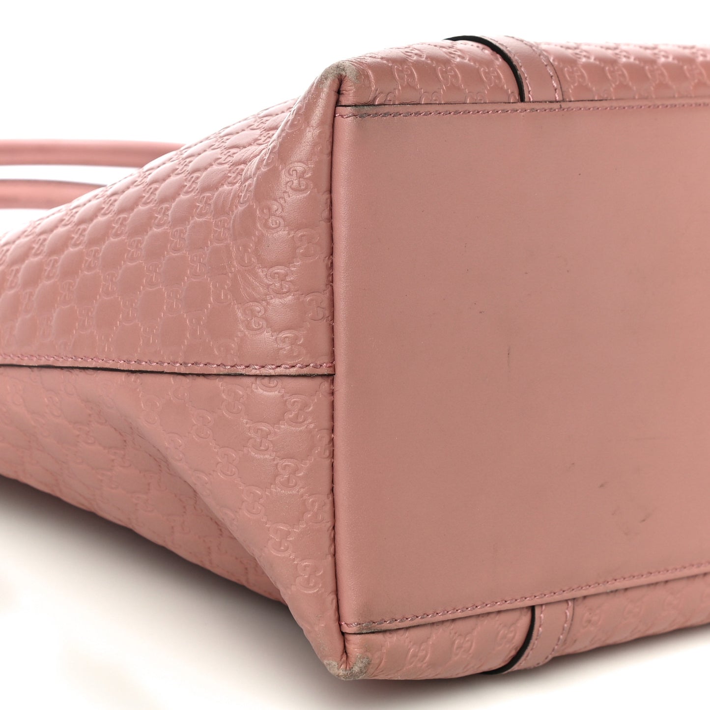 Soft Microguccissima Large Dome Satchel Soft Pink