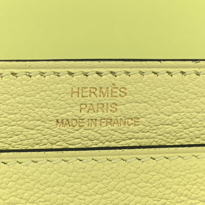Hermes Chevre Mysore Mini Verrou Chaine Bag Jaune Bourgeon 6 of 11