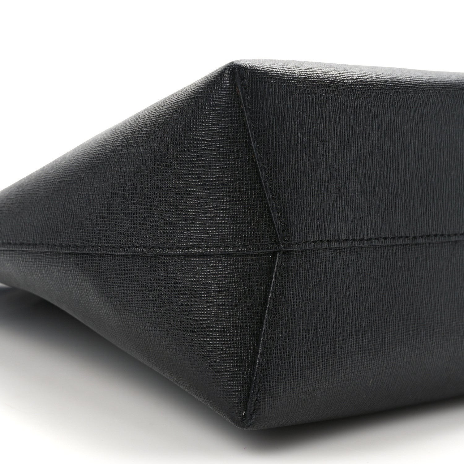 Mansur Gavriel Saffiano Mini Bucket Bag Black 9 of 15