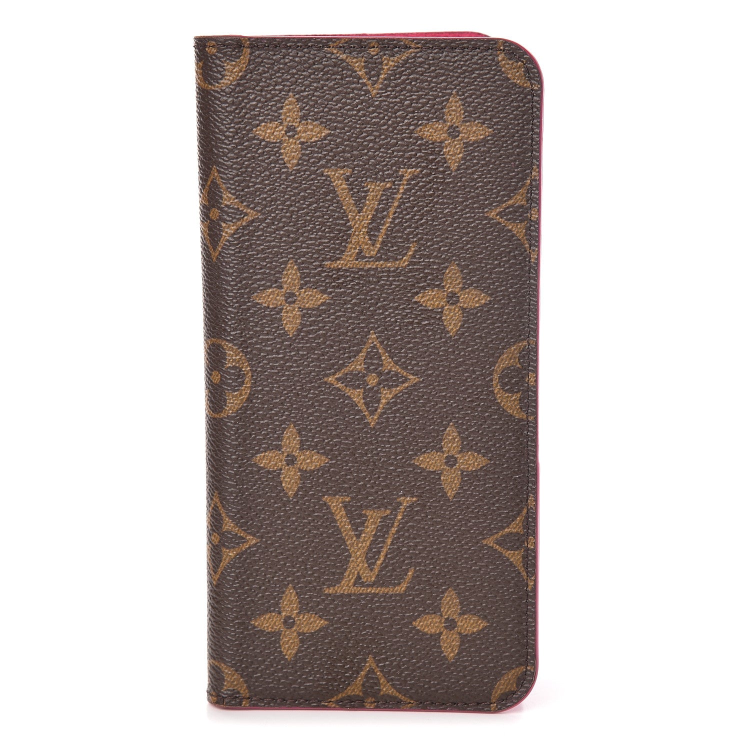 Louis Vuitton Monogram iPhone XS Max Folio Case Rose Pop 1 of 8