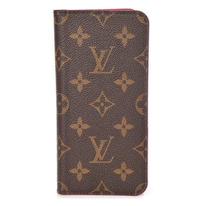 Louis Vuitton Monogram iPhone XS Max Folio Case Rose Pop 1 of 8
