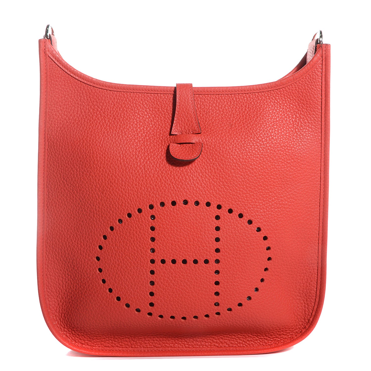 Hermes Taurillon Clemence Evelyne III PM Rouge Pivoine 1 of 15