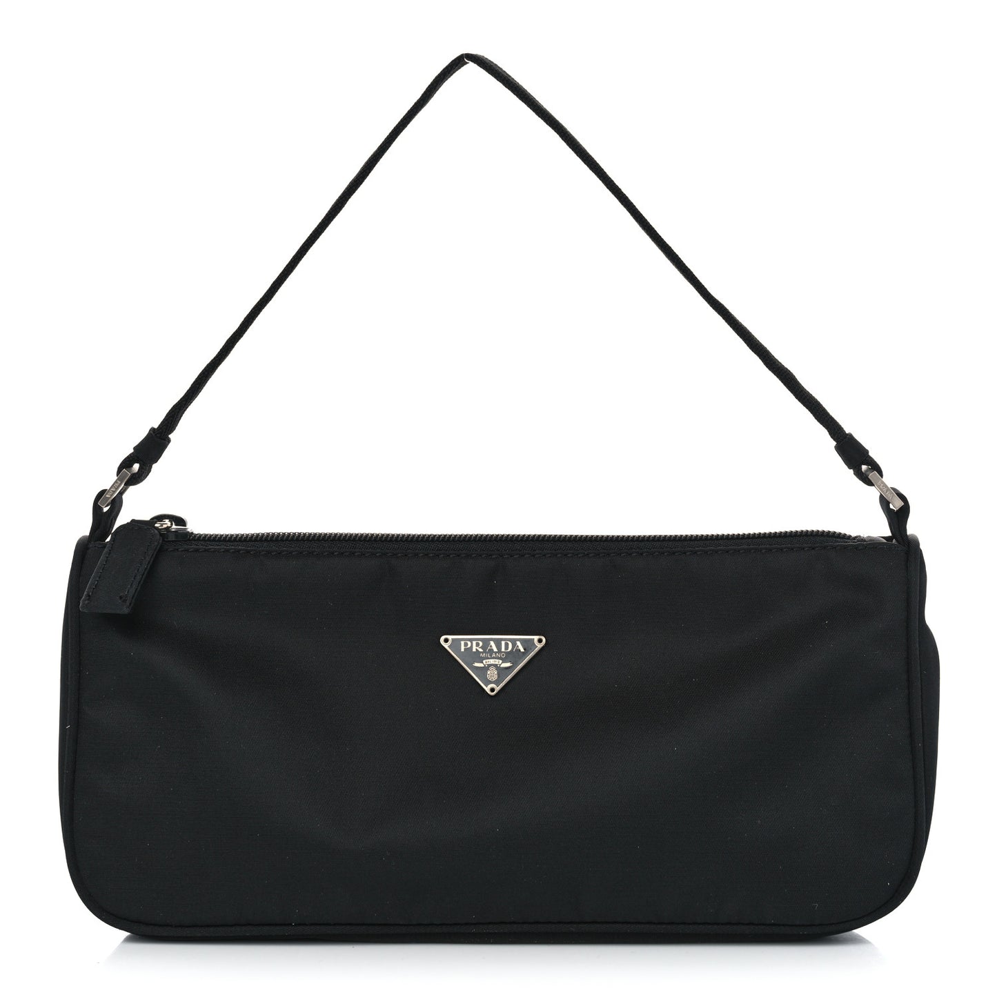 Tessuto Nylon Pochette Bag Black
