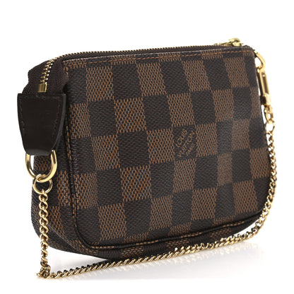 Louis Vuitton Damier Ebene Mini Pochette Accessories 3 of 8