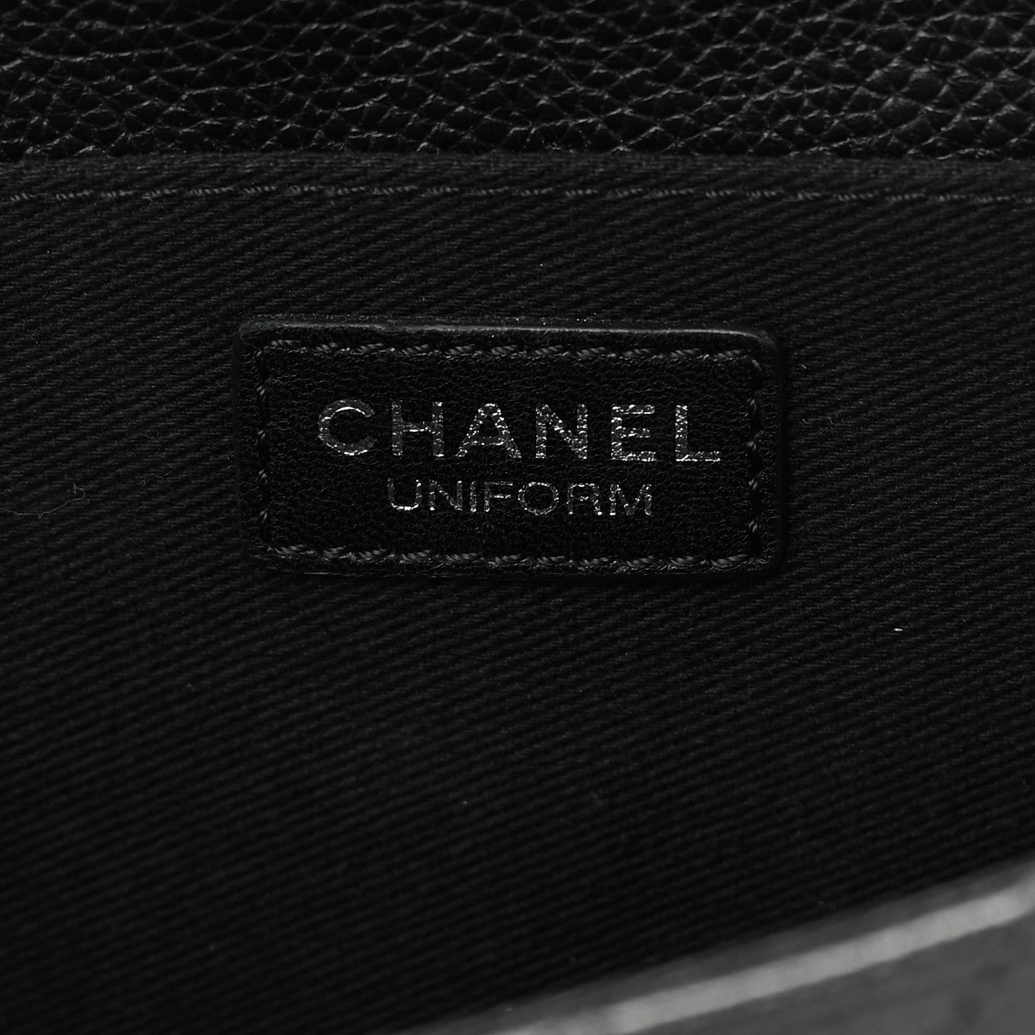 Chanel Grained Calfskin Quilted 2.55 Reissue Flap Belt Bag Clutch Black 2 of 15