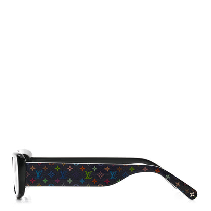 Louis Vuitton LV X TM Acetate Monogram Multicolor Sunglasses Z2709W Black 3 of 7