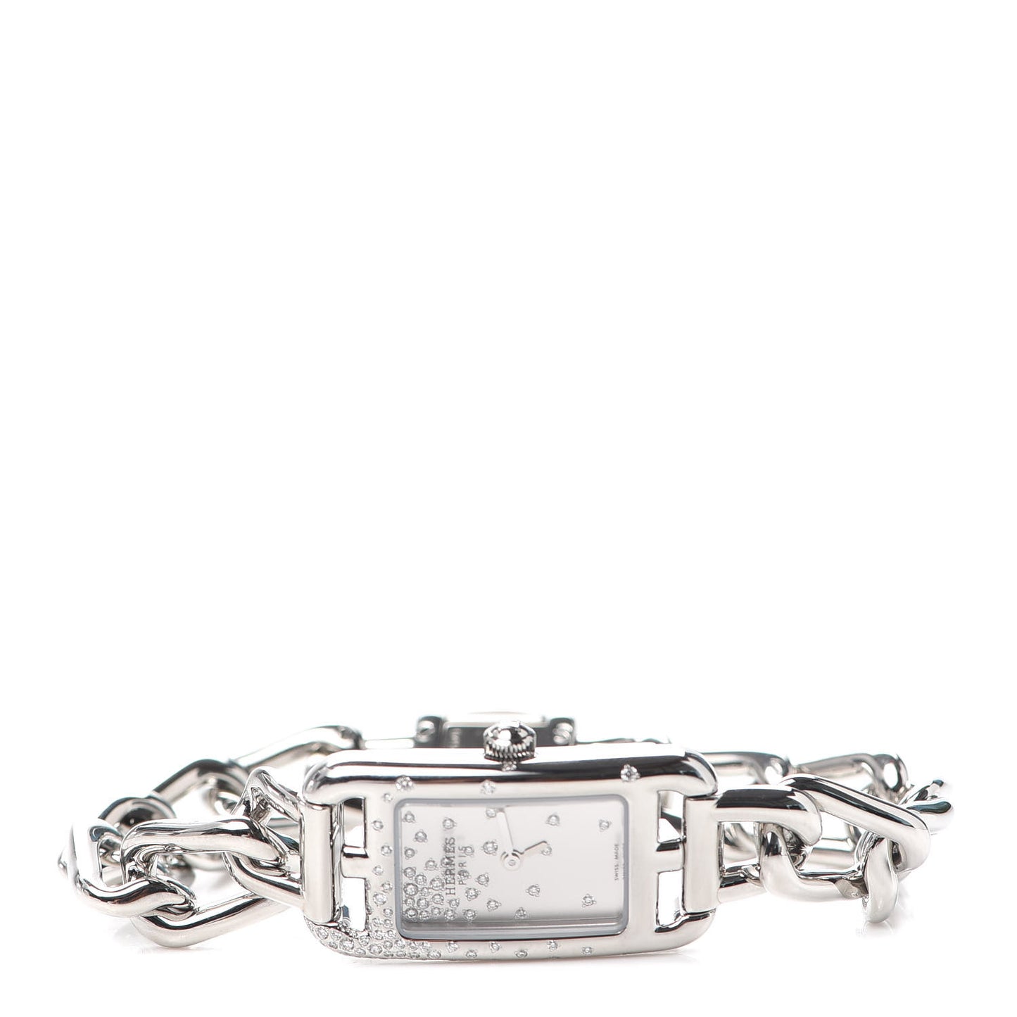 Stainless Steel Diamond 17mm Nantucket Jete De Diamants Quartz Watch
