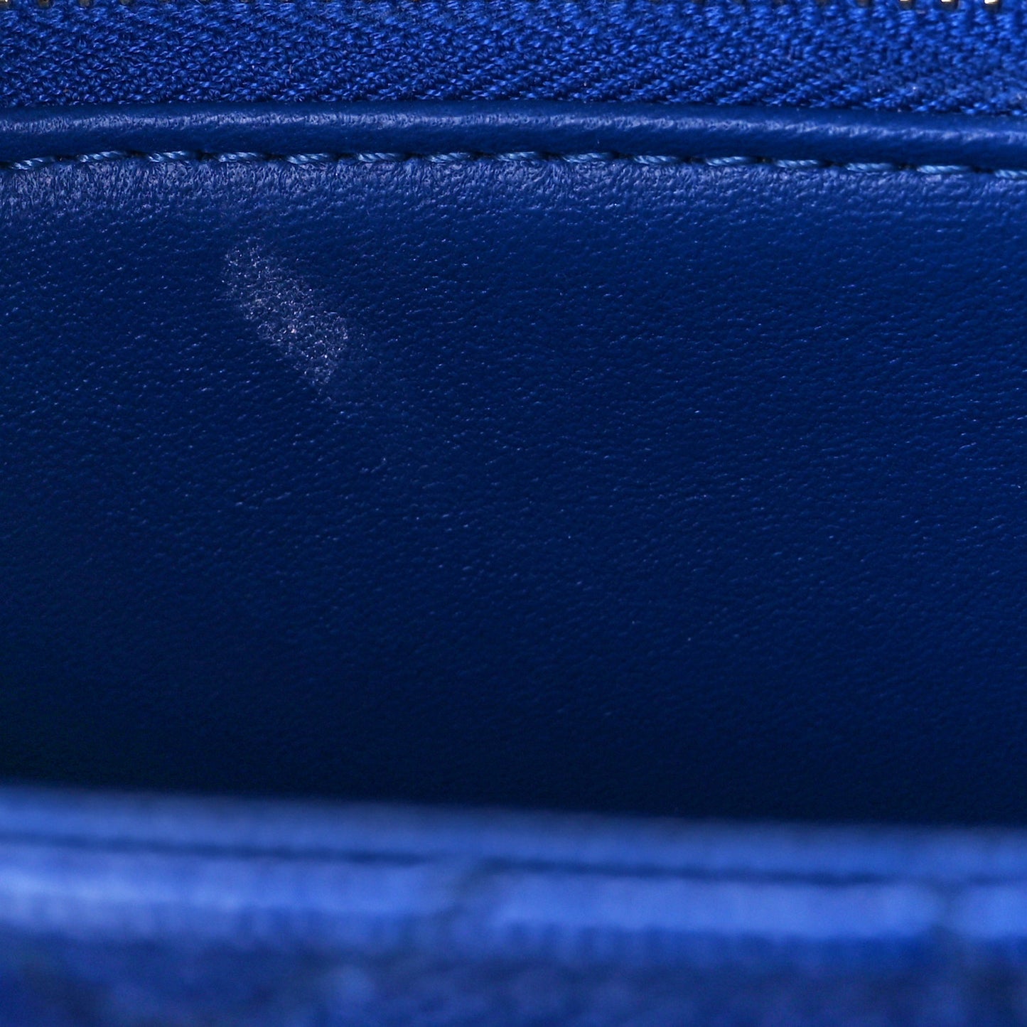 Caviar Quilted Small Coco Handle Flap Dark Blue