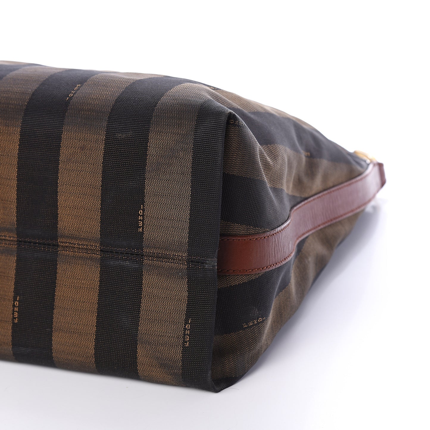 Pequin Cuoio Vegetale Large Hobo Tobacco Black Cuoio