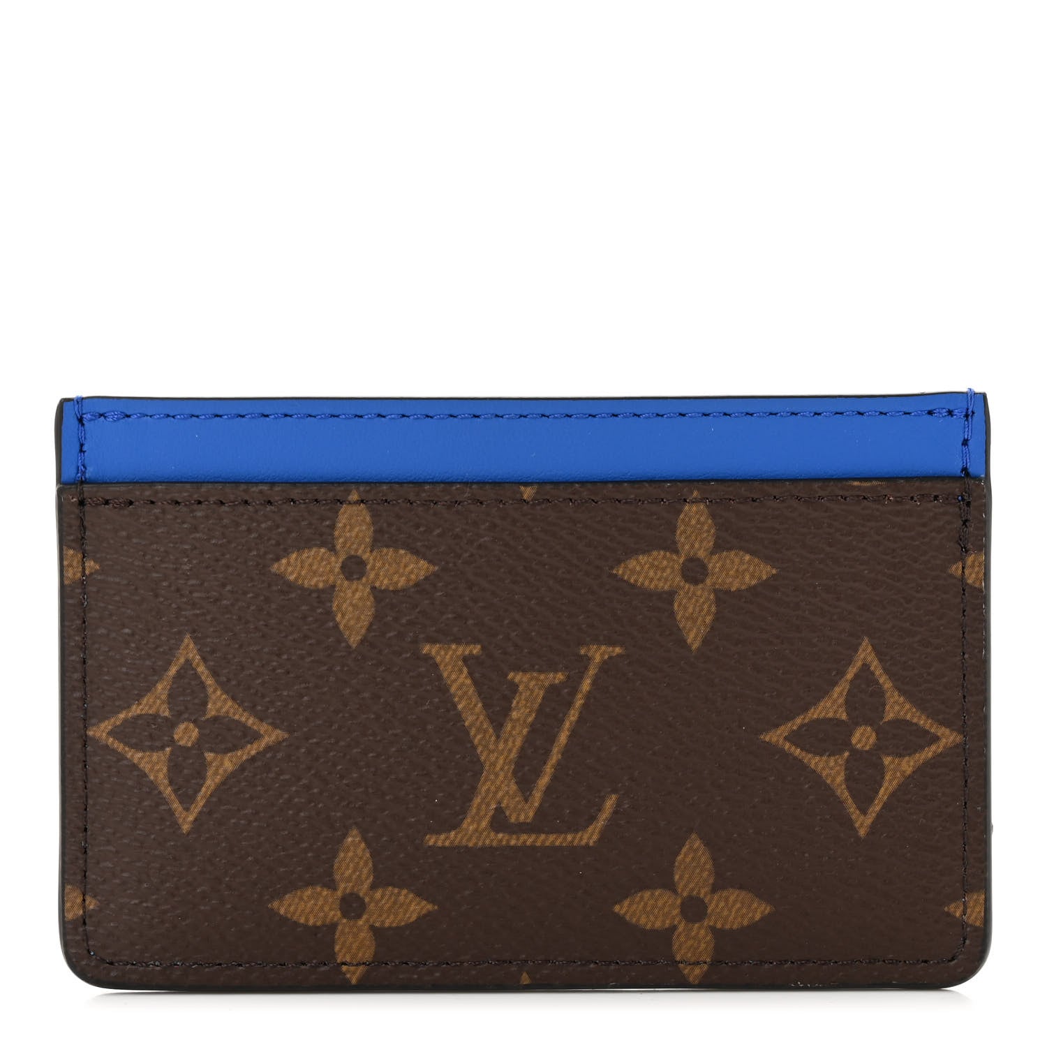Louis Vuitton Monogram Card Holder PM Blue 1 of 7