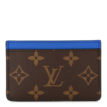Louis Vuitton Monogram Card Holder PM Blue 1 of 7