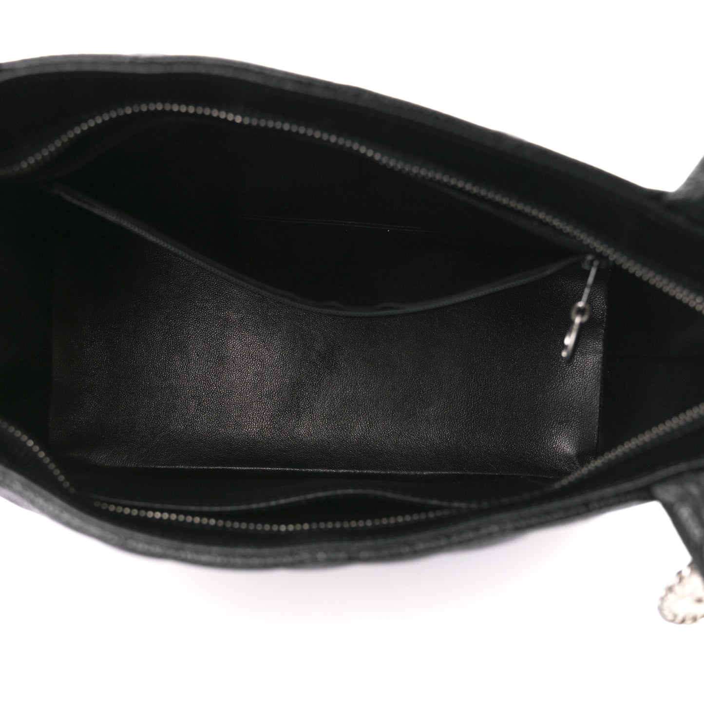 Caviar Quilted Medallion Tote Black