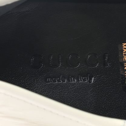 Gucci Calfskin Taste Strawberry Womens Brixton Horsebit Loafers 35.5 Ivory Red 5 of 8
