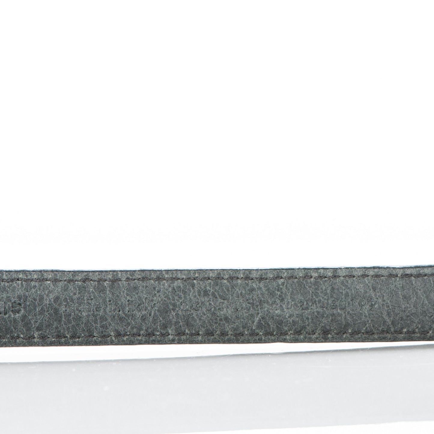 Agneau Giant 12 Rose Gold Hardware Triple Tour Bracelet Anthracite