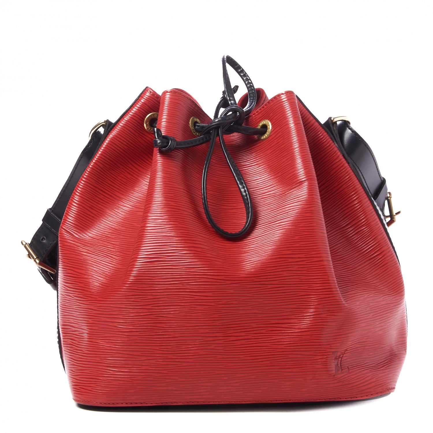 Louis Vuitton Epi Petit Noe Red Black 1 of 8